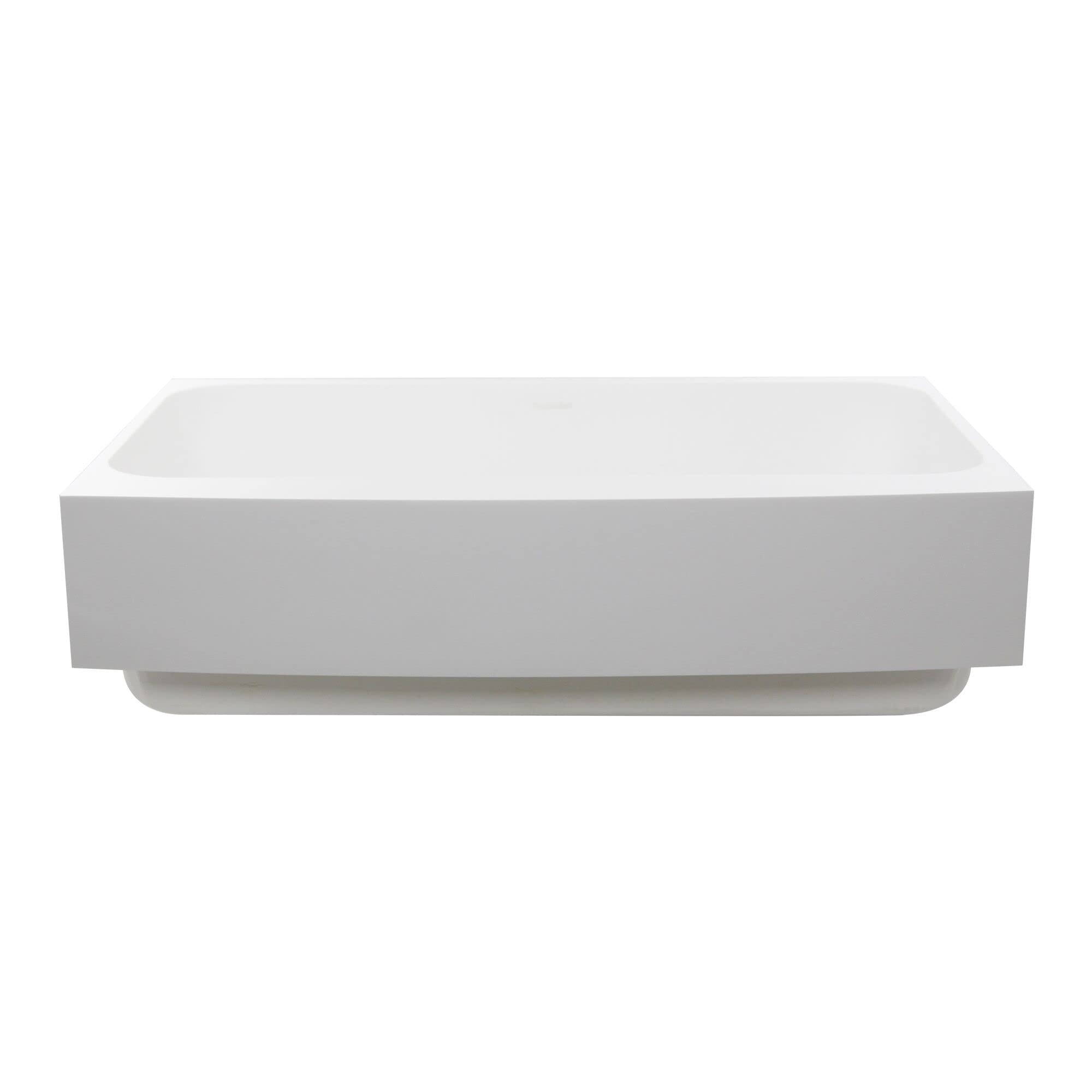 Glacierstone Single Bowl EZApron Kitchen Sink - Nantucket Retrofit Farmhouse Sink for Modern & Rustic Kitchens | Perfect for Small Spaces & DIY Renovations