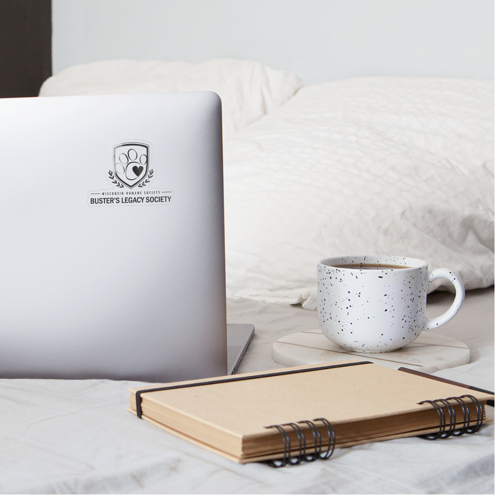 Buster's Legacy Society Black Vinyl Sticker - Waterproof & Durable Decal for Laptops, Cars, Tumblers & DIY Crafts