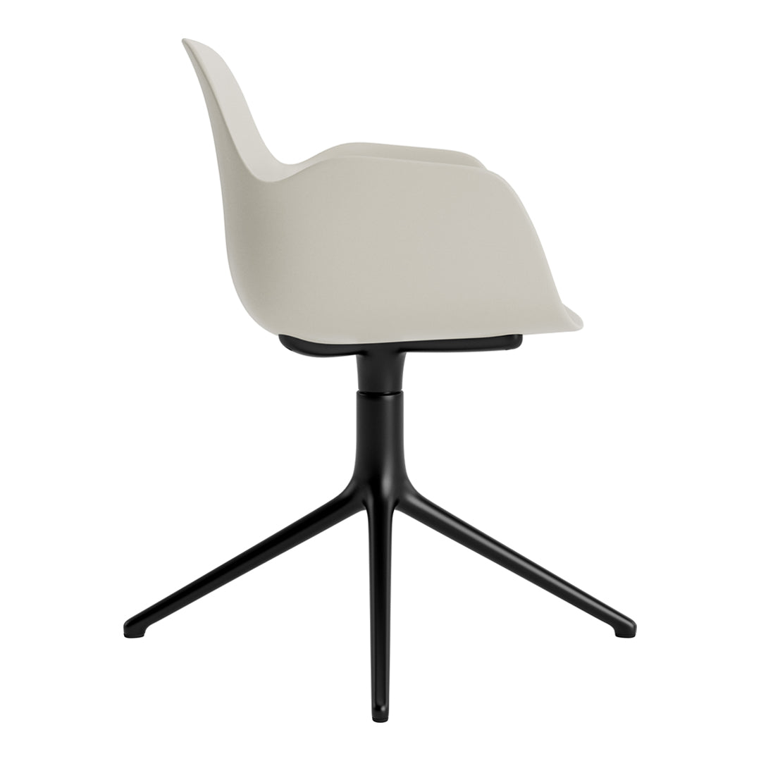Modern Form Armchair with 4L Swivel Base - Ergonomic Office Chair for Home & Workspace - Perfect for Working, Gaming, and Relaxing