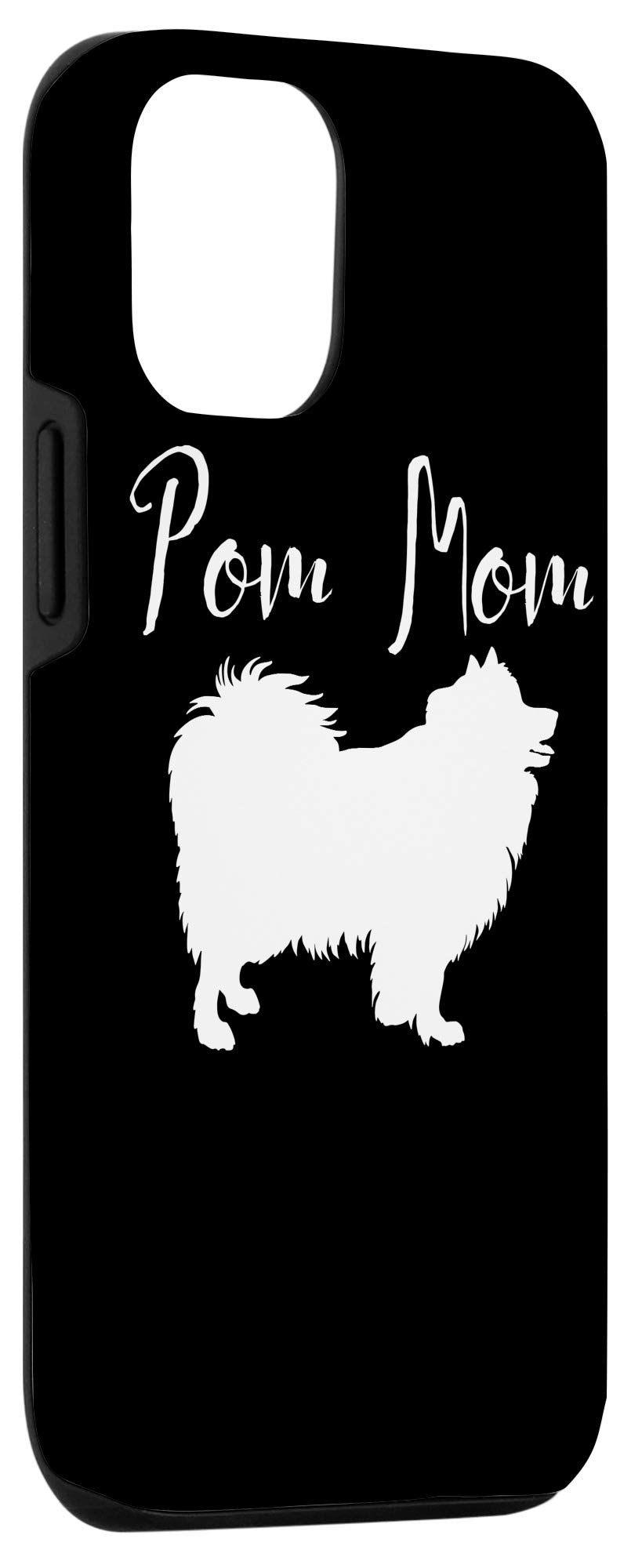 Funny Pom Pomeranian Dog Lover iPhone 12/12 Pro Case - Perfect Gift for Dog Moms & Pet Lovers - Cute Protective Phone Cover for Everyday Use & Dog Park Adventures