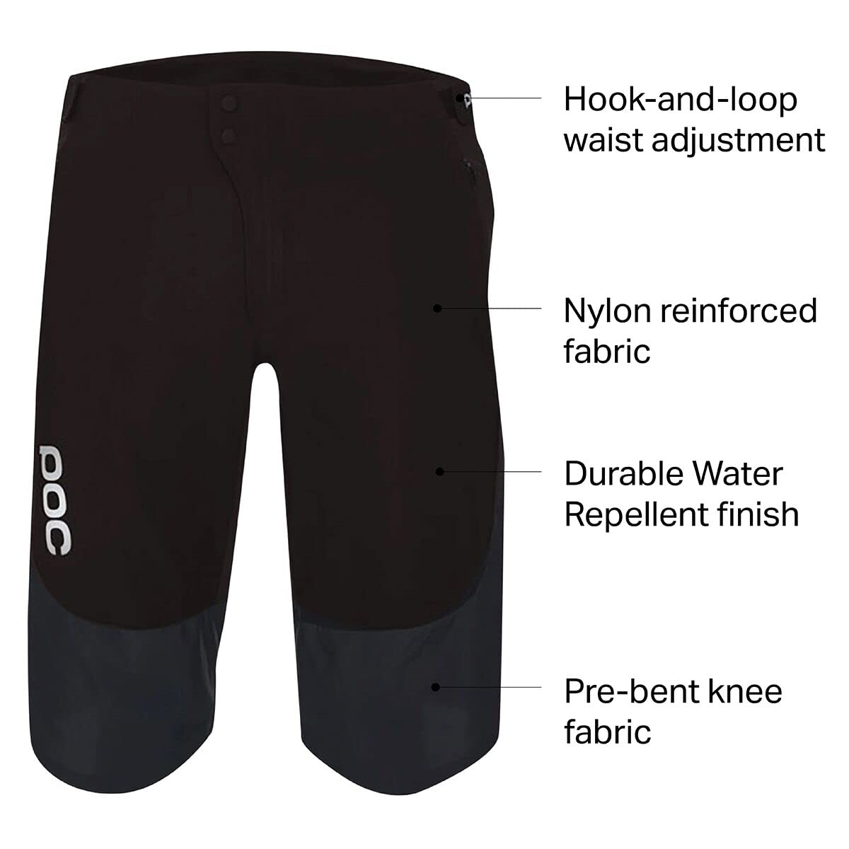 **POC Resistance Enduro Shorts - Durable MTB Bike Shorts for Men & Women - Perfect for Mountain Biking, Trail Riding & Outdoor Adventures**