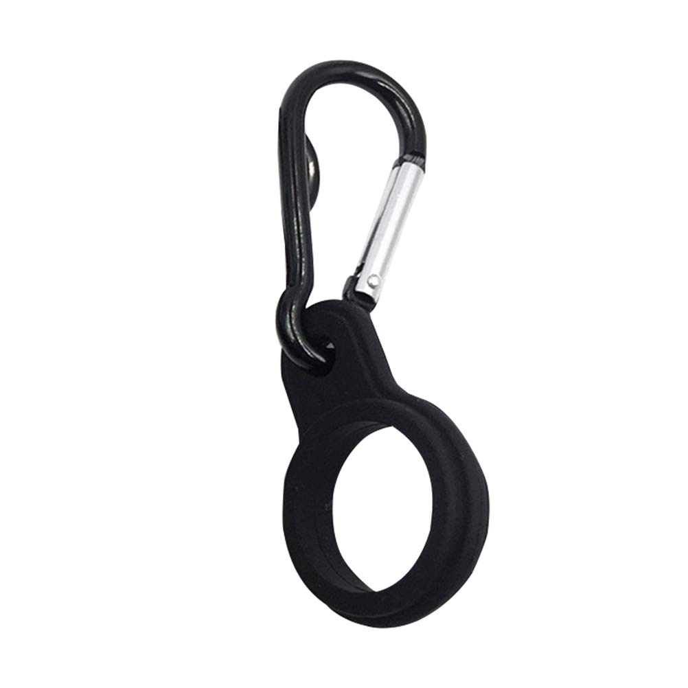 LIOOBO Silicone Water Bottle Hook - Durable Hanging Clip for Keys, Bottles & Bags | Perfect for Gym, Hiking & Travel Accessories