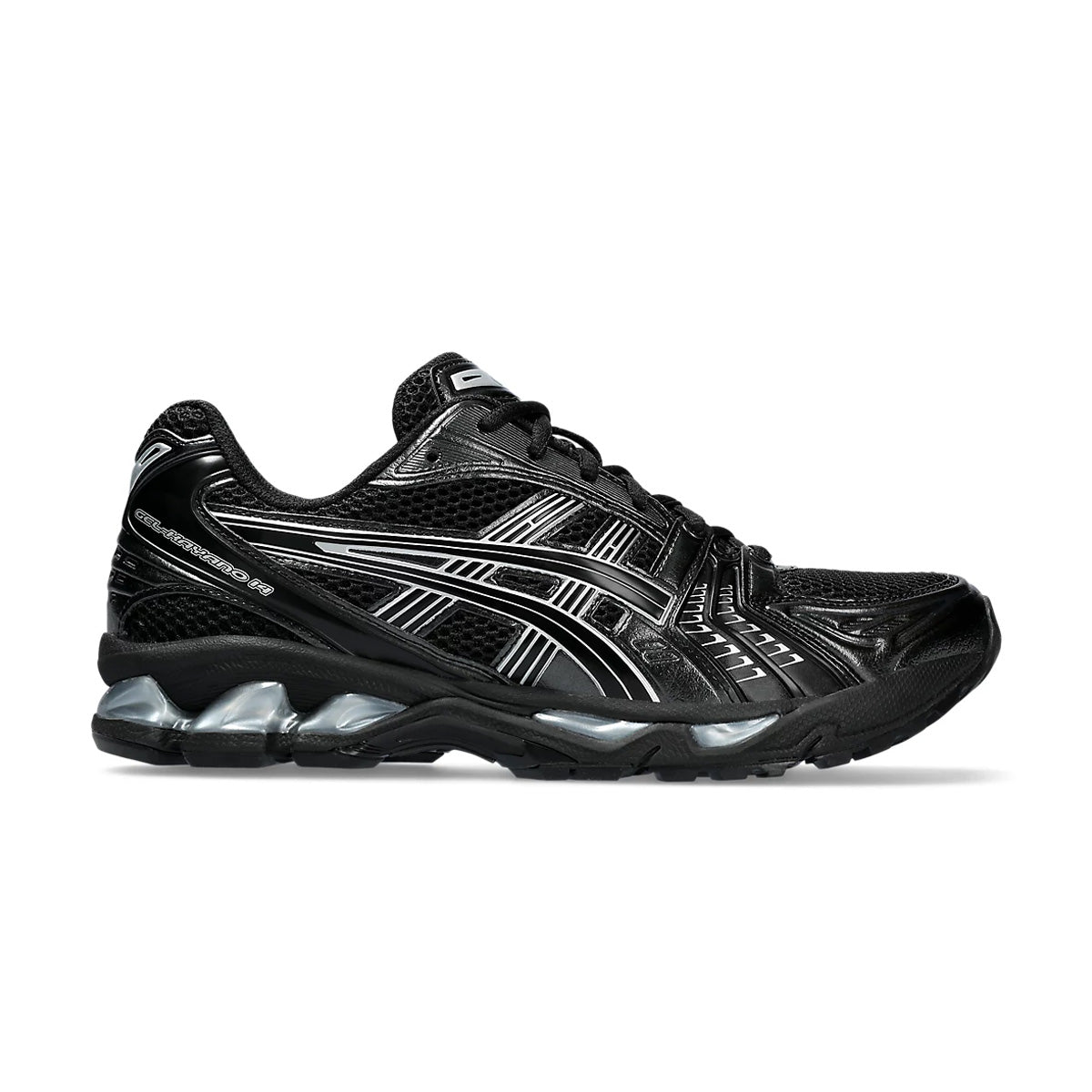 ASICS GEL Kayano 14 Running Shoes for Men & Women - Black/Pure Silver - Premium Cushioning & Stability for Long Distance Running, Jogging, Gym Workouts