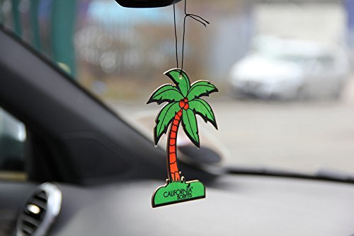 Premium Newport New Car Palms Scented Hanging Car Air Freshener - Long-Lasting Fragrance for Vehicles, Office & Home Use