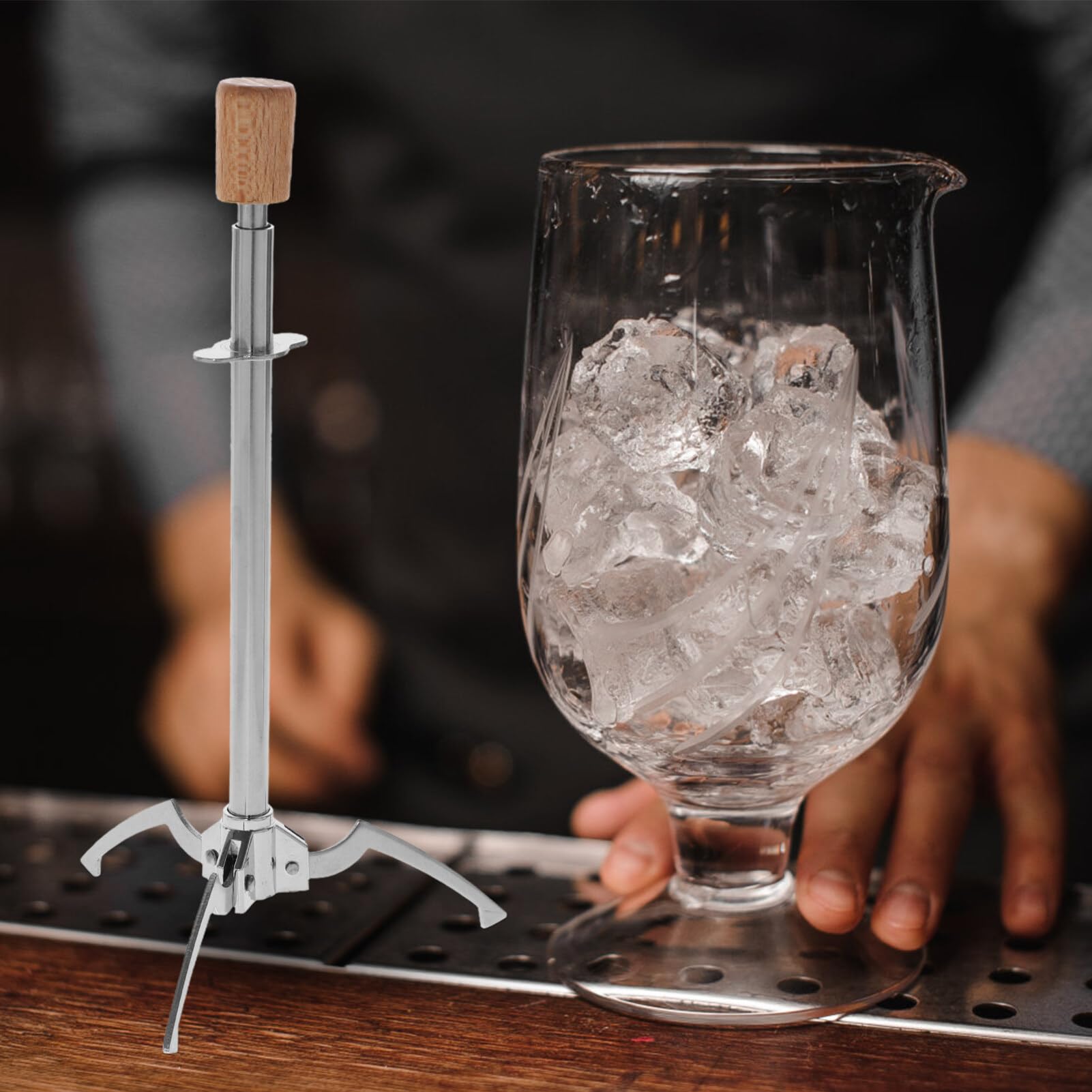 Premium Stainless Steel Ice Tongs - Claw Shape Ice Cube Tongs for Serving Food, Fruits, Cocktails, BBQ & Parties (Silver) | Durable Bar Accessories for Home & Commercial Use