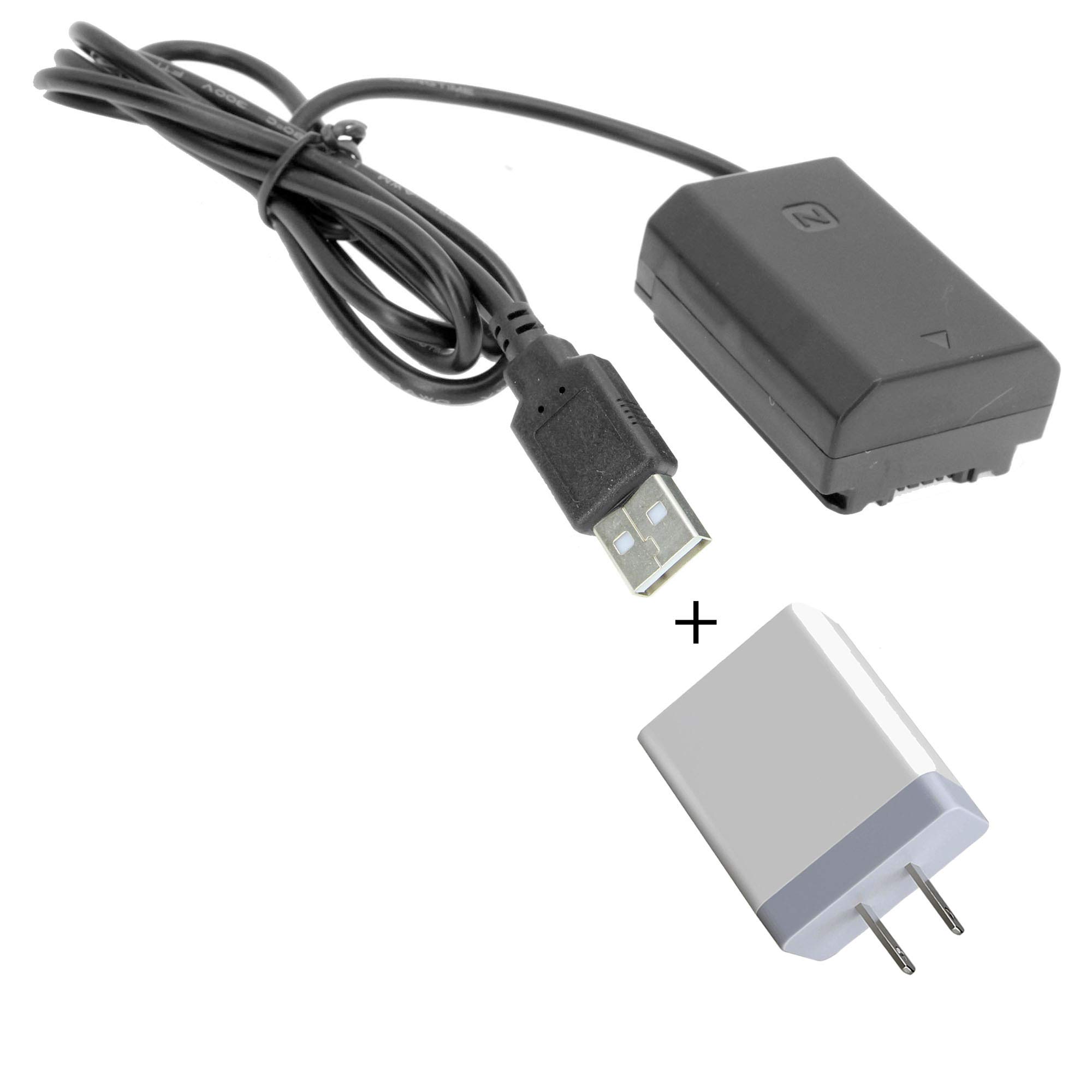 USB to Dummy Battery Replacement for Sony A7III NP-FZ100 - 40