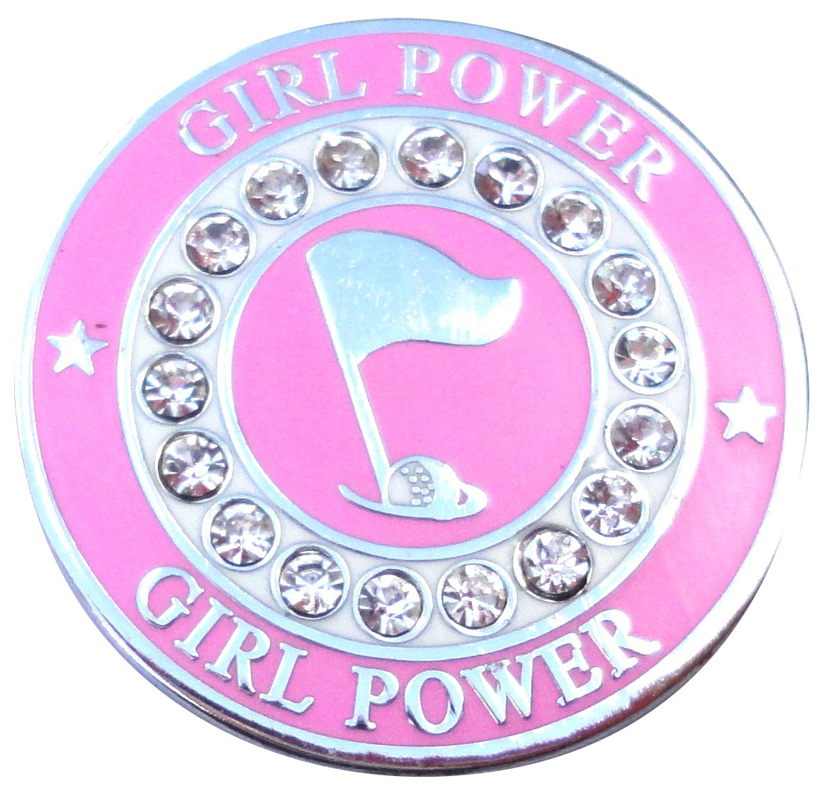 Crystal Golf Ball Marker & Magnetic Hat Clip for Women - Perfect for Golf Accessories & Gifts