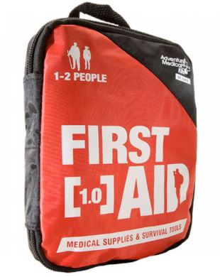Adventure First Aid Kit 1.0 - Compact Emergency Medical Supplies for Hiking, Camping & Outdoor Activities | 100-Piece Survival Essentials