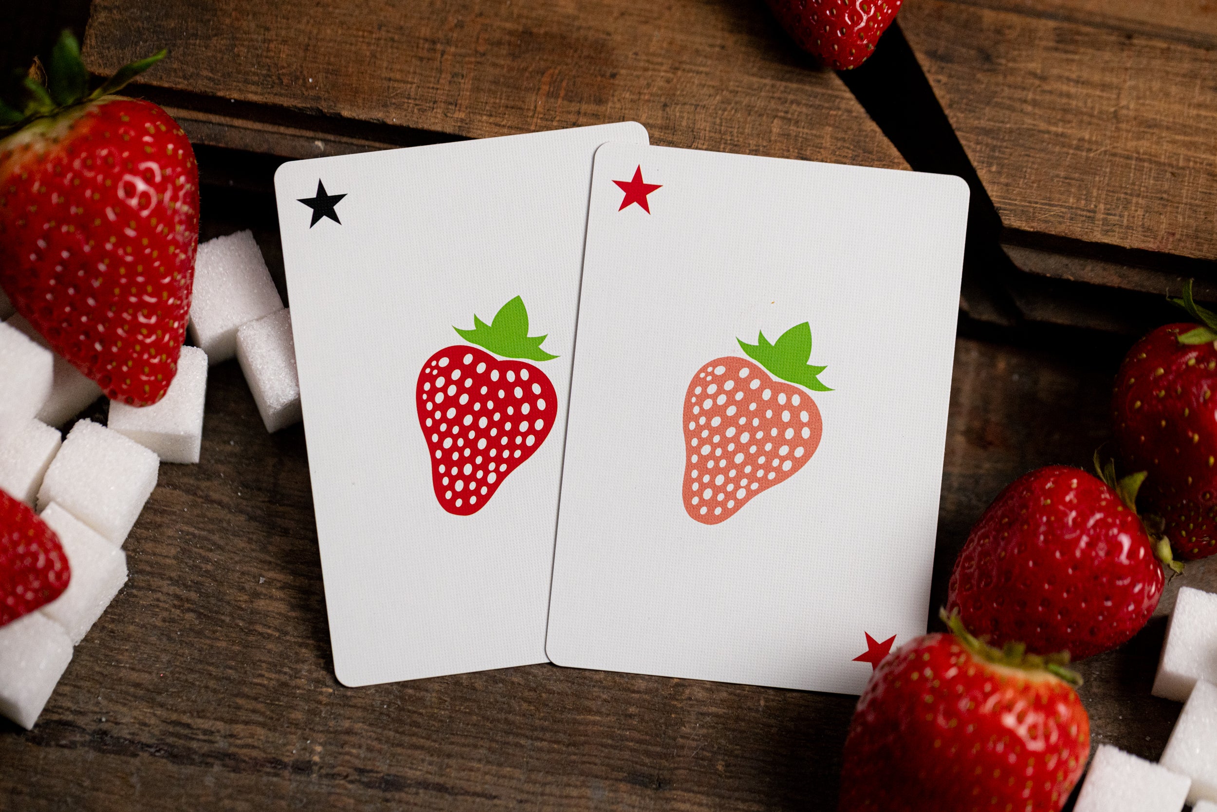 Premium Strawberry Pi Luxury Playing Cards - Elegant Deck for Poker, Magic Tricks & Collectors - Perfect for Game Nights, Gifts & Cardistry