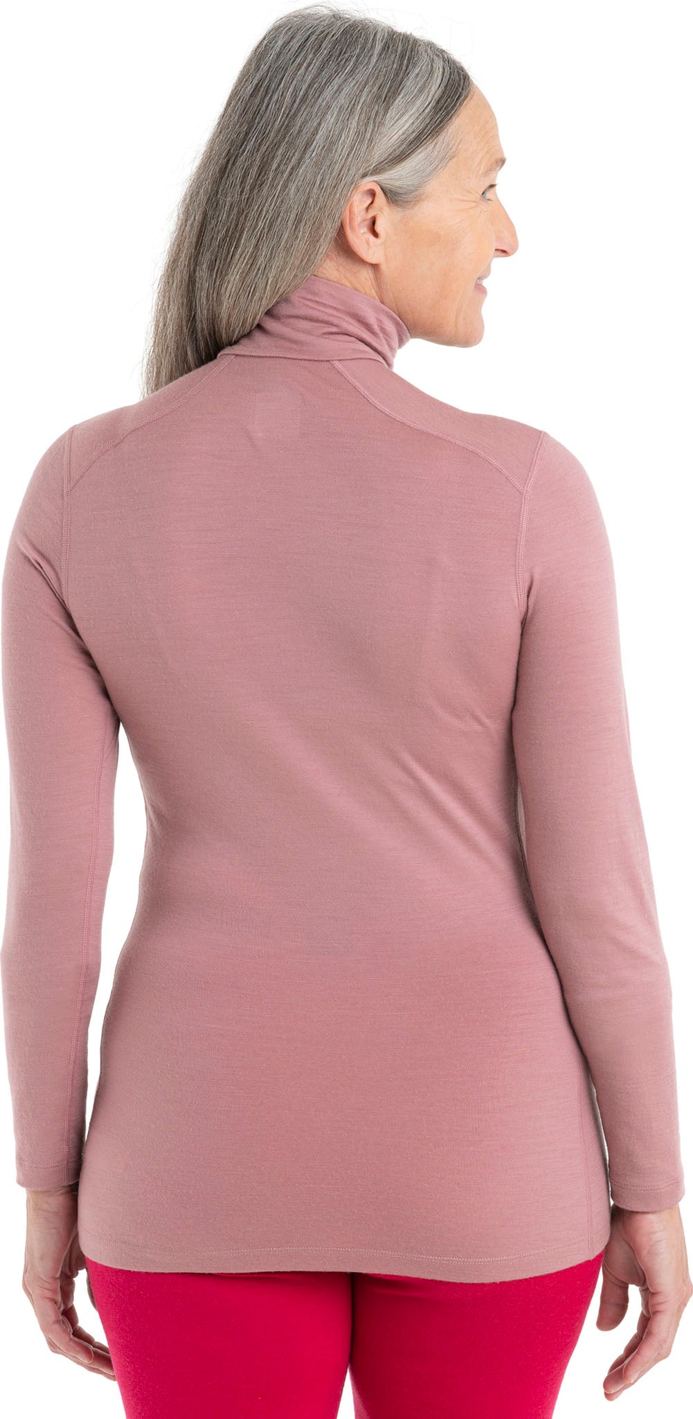 200 Oasis Women's Long Sleeve Half Zip Pullover - Comfortable Thermal Knit Top for Outdoor Hiking, Casual Wear & Winter Layering