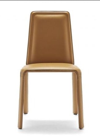 Fasem Ande Dining Chair - Modern Wooden Dining Room Chair with Upholstered Seat - Perfect for Kitchen, Dining Room, and Home Office