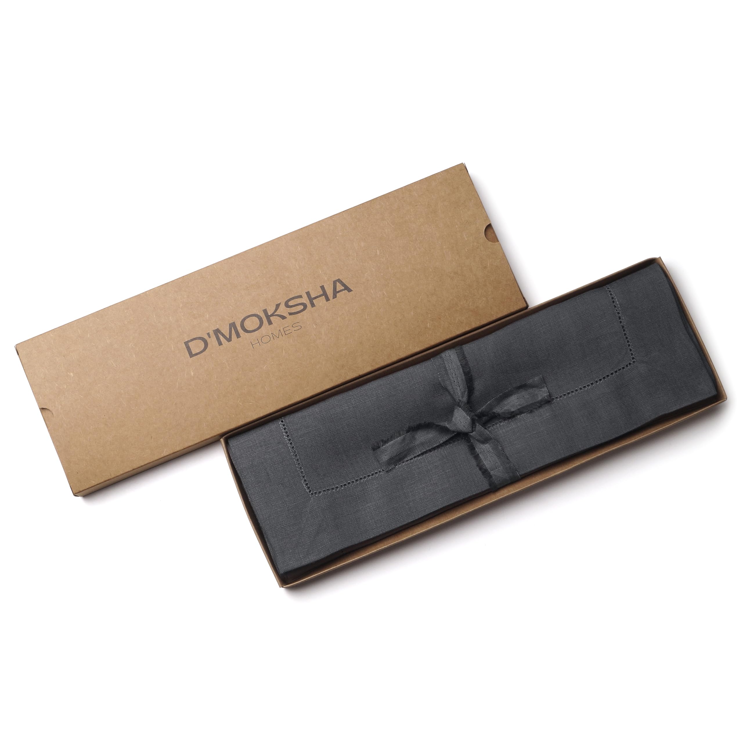 D'Moksha Homes 100% Pure Linen Placemats Set of 4 - 14