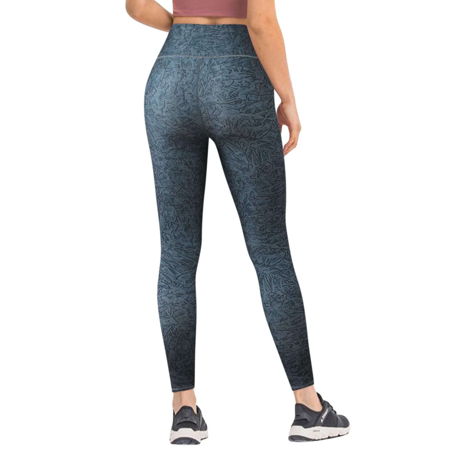 Smooto Women's High Waisted Leggings - Compression Workout Pants, Seamless Tummy Control Yoga Pants with Flare Leg Design (Black, Size L) | Perfect for Gym, Yoga & Everyday Wear