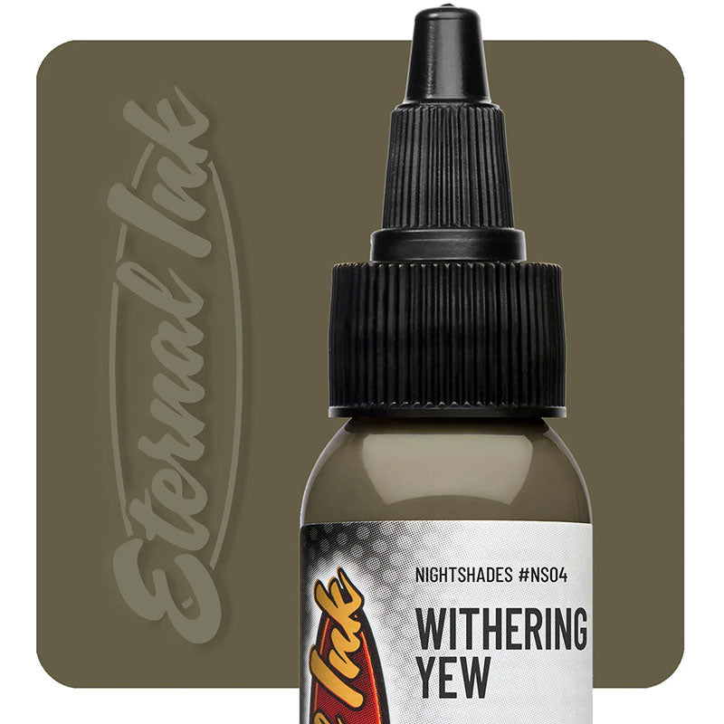 Eternal Nightshades Withering Yew Ink - Gothic Calligraphy Ink for Dark Art, Tattoo Design & Journaling