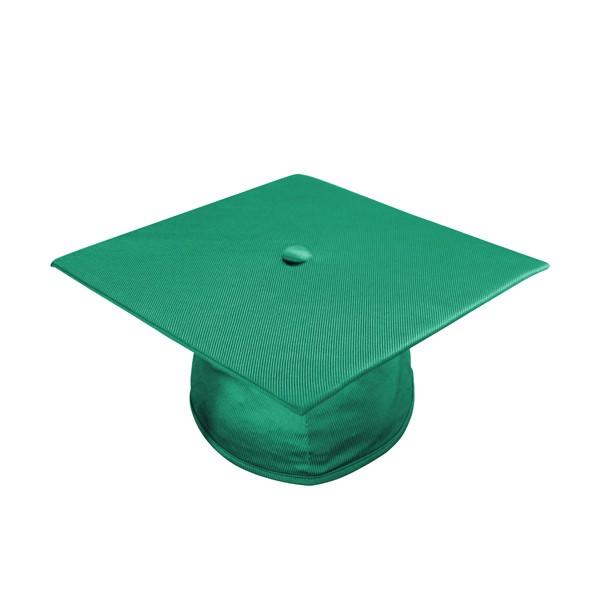 Shiny Emerald Green Graduation Cap and Gown Set - Bachelor's Degree College University Commencement Ceremony Outfit for Graduates
