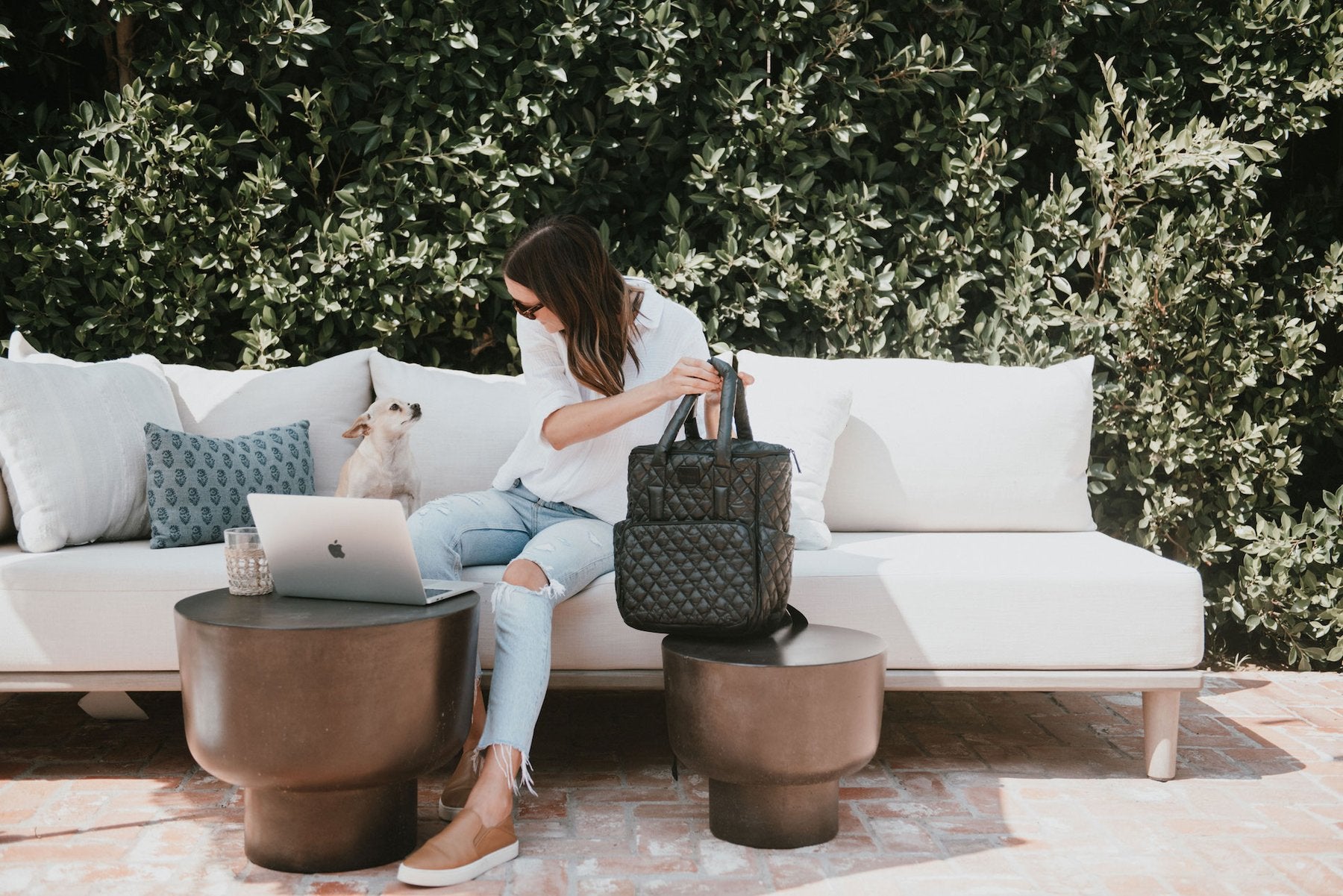 7 AM Quilted London Diaper Backpack - Stylish & Spacious Baby Bag for Moms - Perfect for Travel, Daycare & Everyday Use