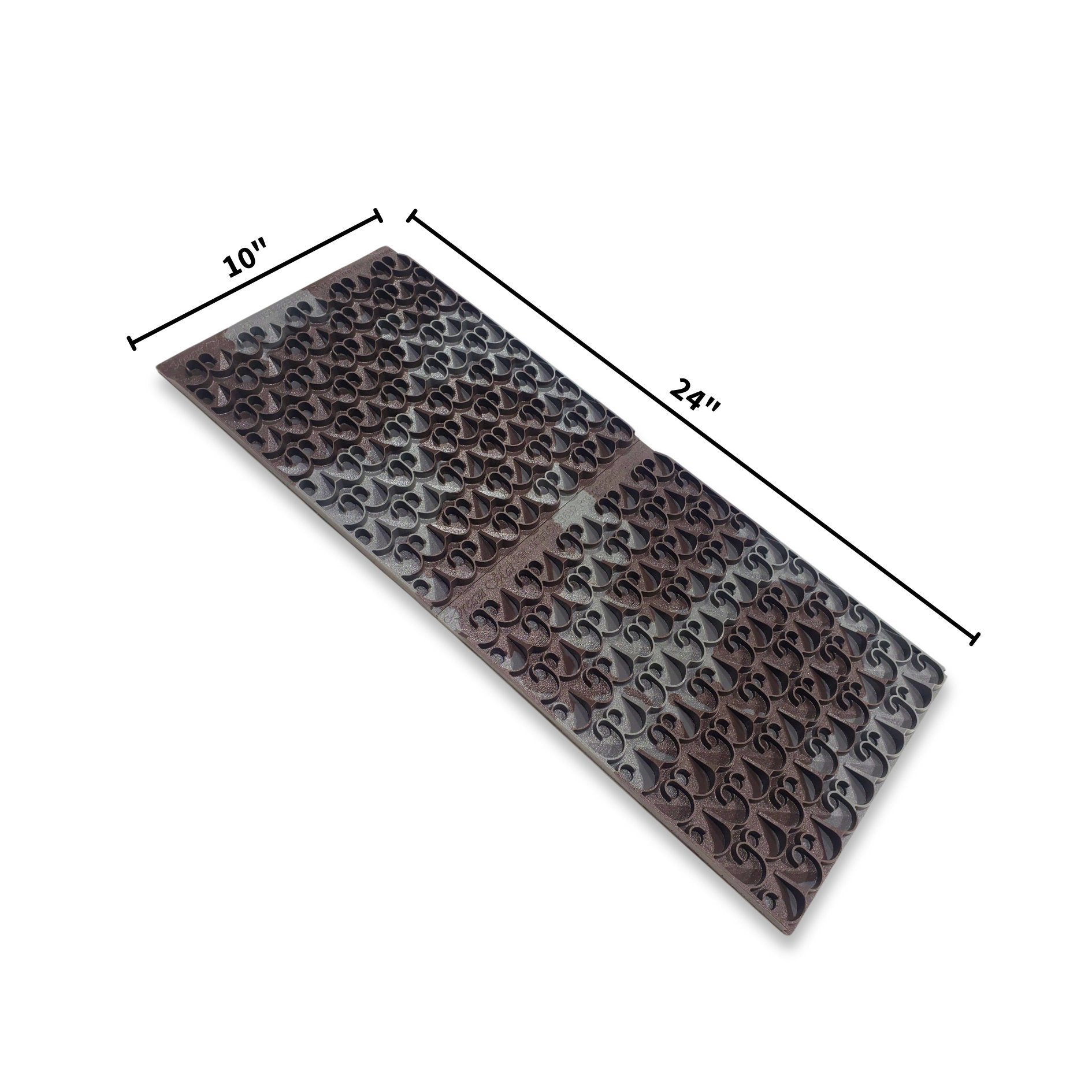 Dream Mat Mini Big Foot Series 10x24 Inch Non-Slip Yoga Mat for Home, Gym & Travel - Perfect for Yoga, Pilates & Floor Exercises