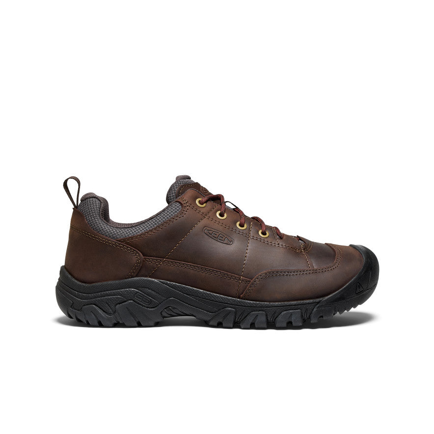 Men's Targhee III Waterproof Hiking Oxford Shoes - Dark Earth/Mulch | Lightweight & Durable for Outdoor Adventures, Trail Walking & Travel