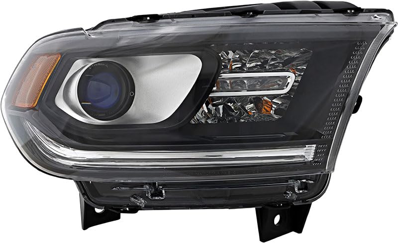2014-2015 Dodge Durango Passenger Side Right Headlight Assembly Replacement - High Performance LED Headlamp for Improved Night Visibility - Perfect for Off-Roading, Camping & Night Driving