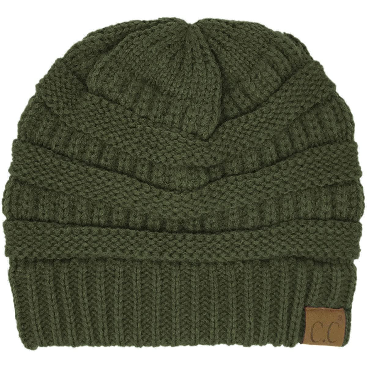 Trendy Chunky Cable Knit Beanie Hat for Women & Men - Soft Stretchy Winter & Fall Hat - Perfect for Skiing, Snowboarding & Outdoor Activities