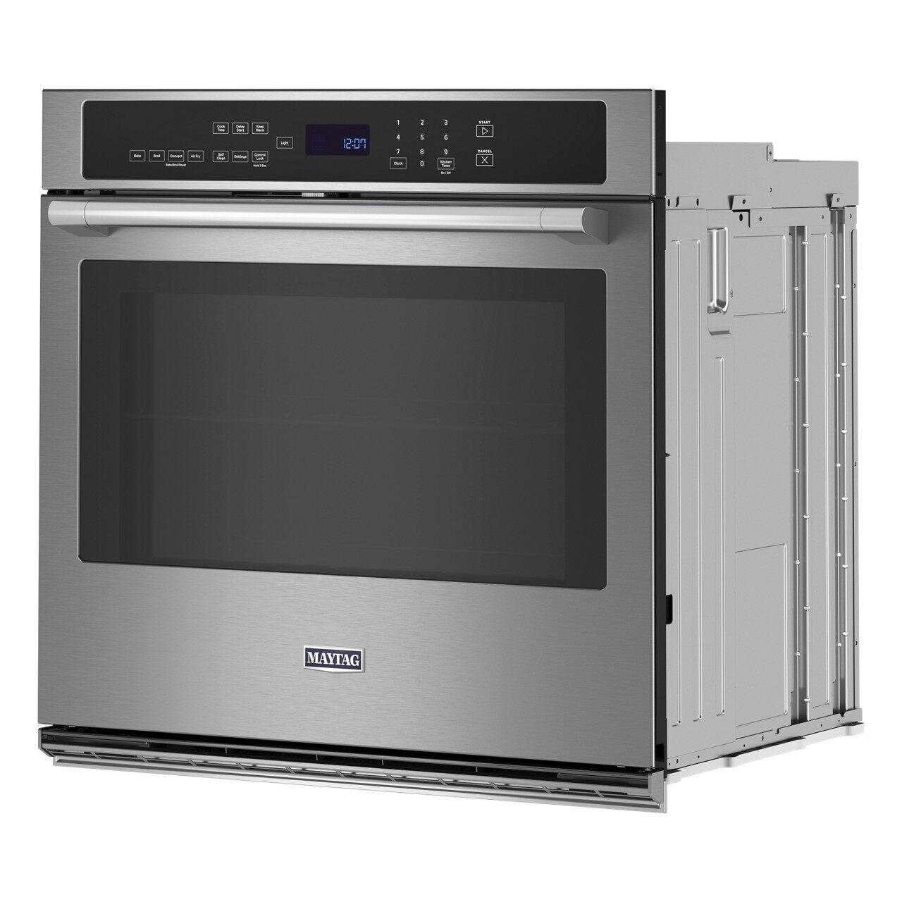 Maytag 30-Inch Single Wall Oven with Convection - MOES6030LZ - Perfect for Baking, Roasting & Broiling in Modern Kitchens