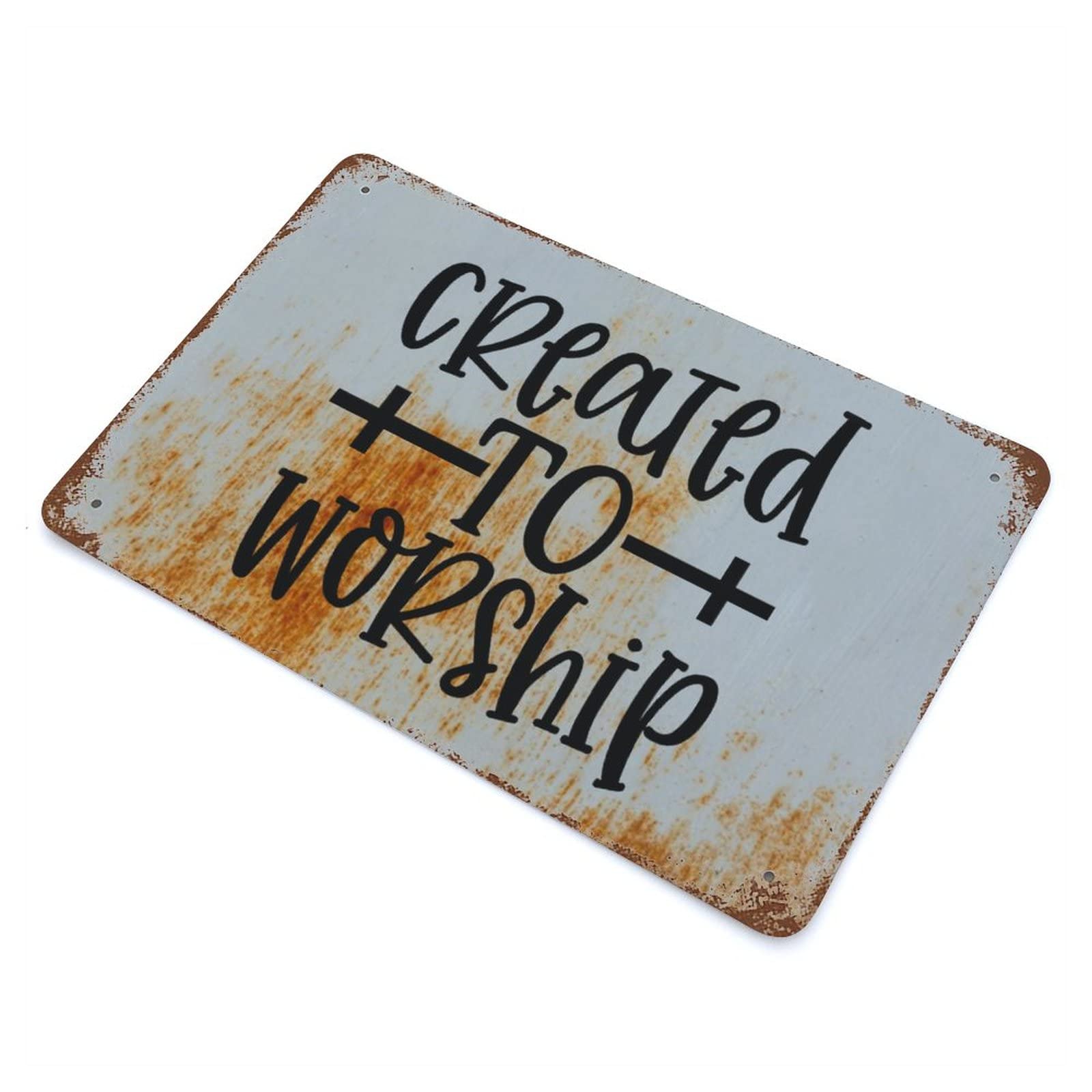 Bible Verse Metal Plaque - Christian Wall Art for Home & Gift