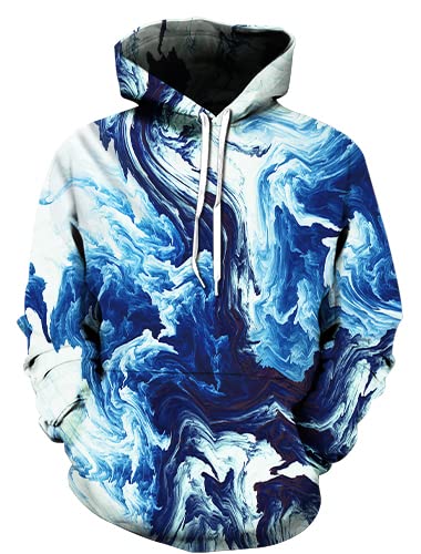 D10 3d White Blue
