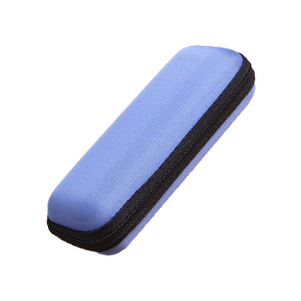 Zipper Glasses Storage Box - Portable Eyeglass Case for Men & Women - Fits Eyeglasses & Sunglasses (15x35cm) - Perfect for Travel, Office & Home Organization