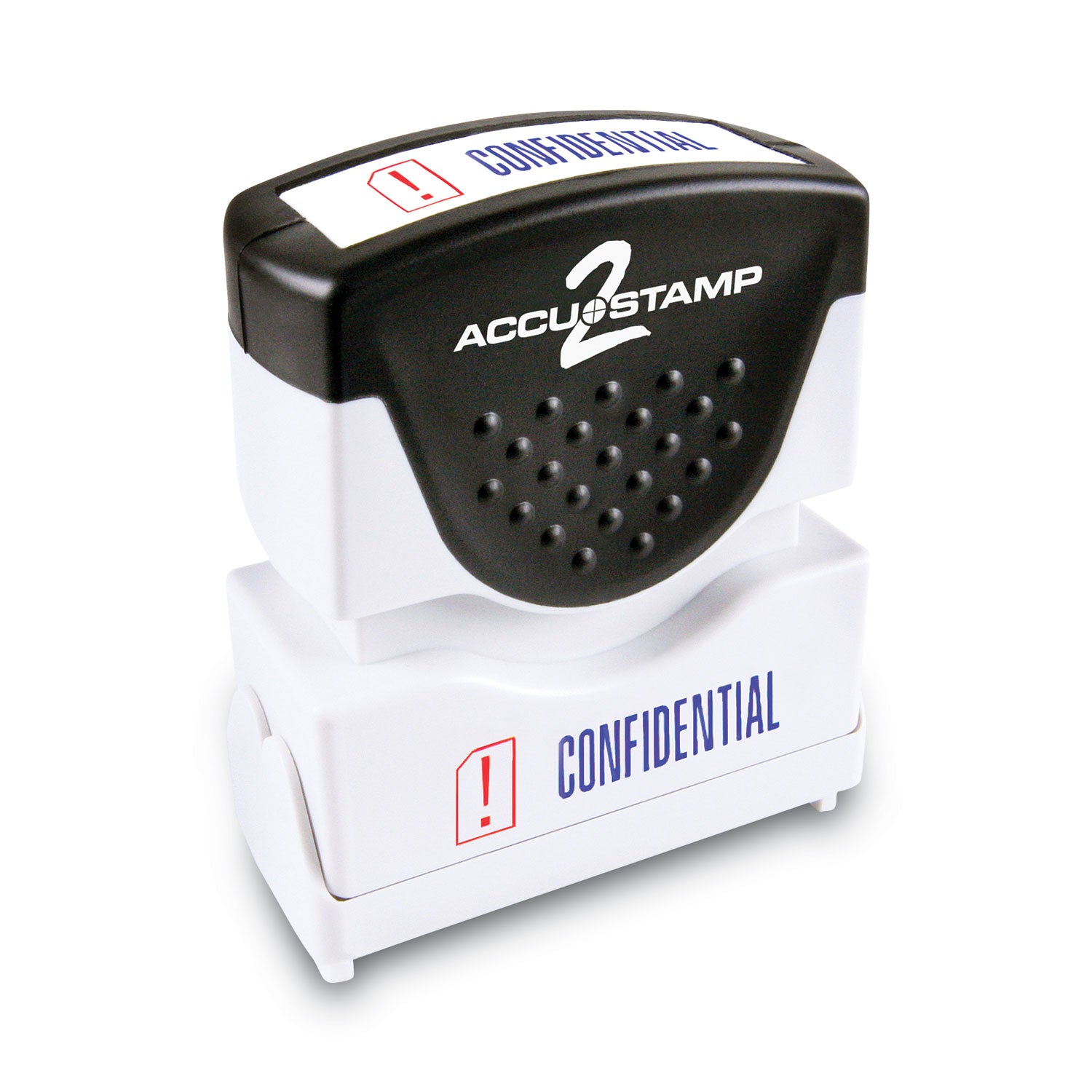 ACCUSTAMP2® Pre-Inked Shutter Stamp - Red & Blue Ink - CONFIDENTIAL - 1.63