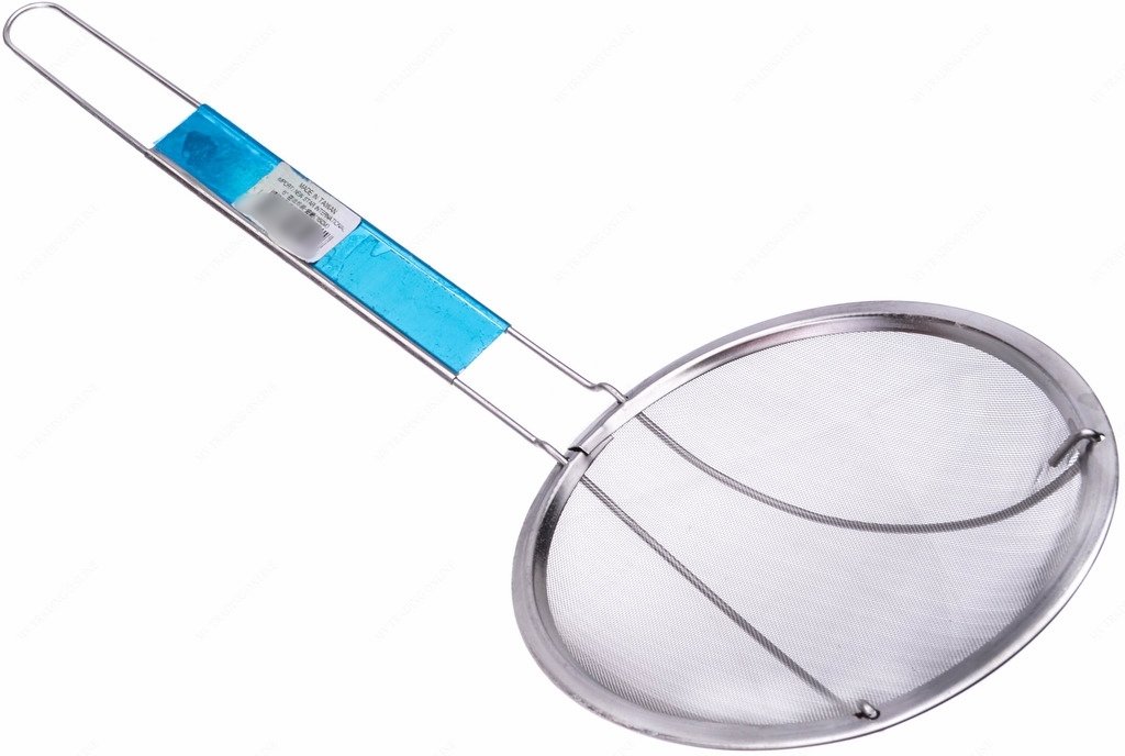 Premium 6-Inch Stainless Steel Fine Mesh Strainer - M.V. Trading STR6 - Ideal for Cooking, Baking, Tea Brewing & Food Preparation