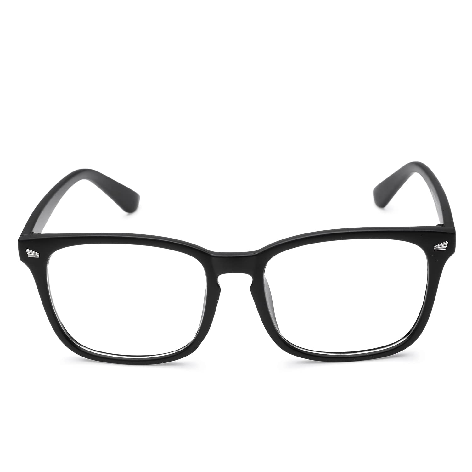 JCERKI Myopia Glasses for Nearsightedness - Black Frame Unisex Prescription Eyewear for Reading, Computer Use & Daily Wear