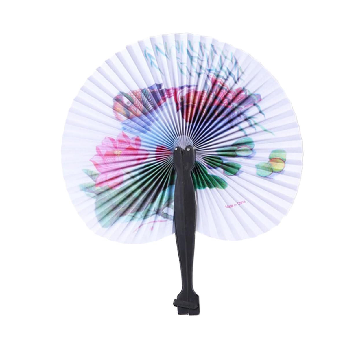6pcs Mini Handheld Folding Fan - Portable Collapsible Paper Fan for Kids & Adults - Perfect for Outdoor, Travel, Beach, Wedding & Summer Cooling - Great for Picnics, Camping, Sports Events & Hot Weather Relief - Ideal for Home, Office, School, and Parties - Best for Summer Outings, Poolside Relaxation, and Indoor Comfort