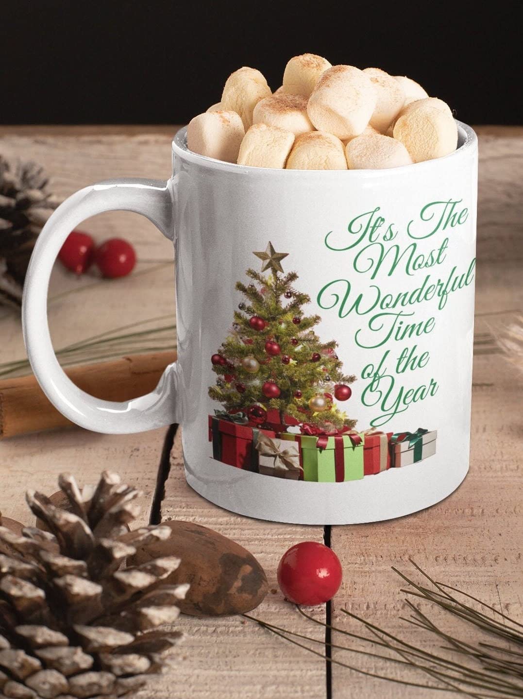 Festive Christmas Holiday Coffee Mug - 