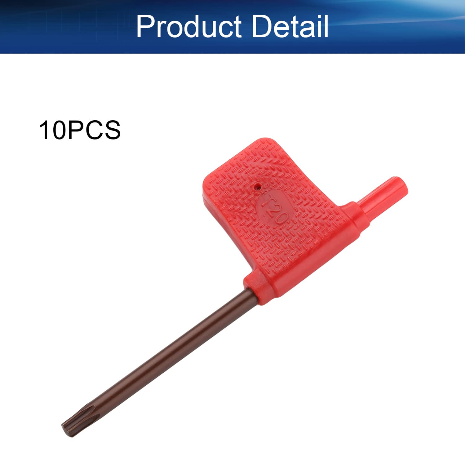 Bettomshin T20 Torx Screwdriver Set - 10PCS S2 Steel Star Bit Screwdriver with Flag Handle for Electronics, Automotive & DIY Projects