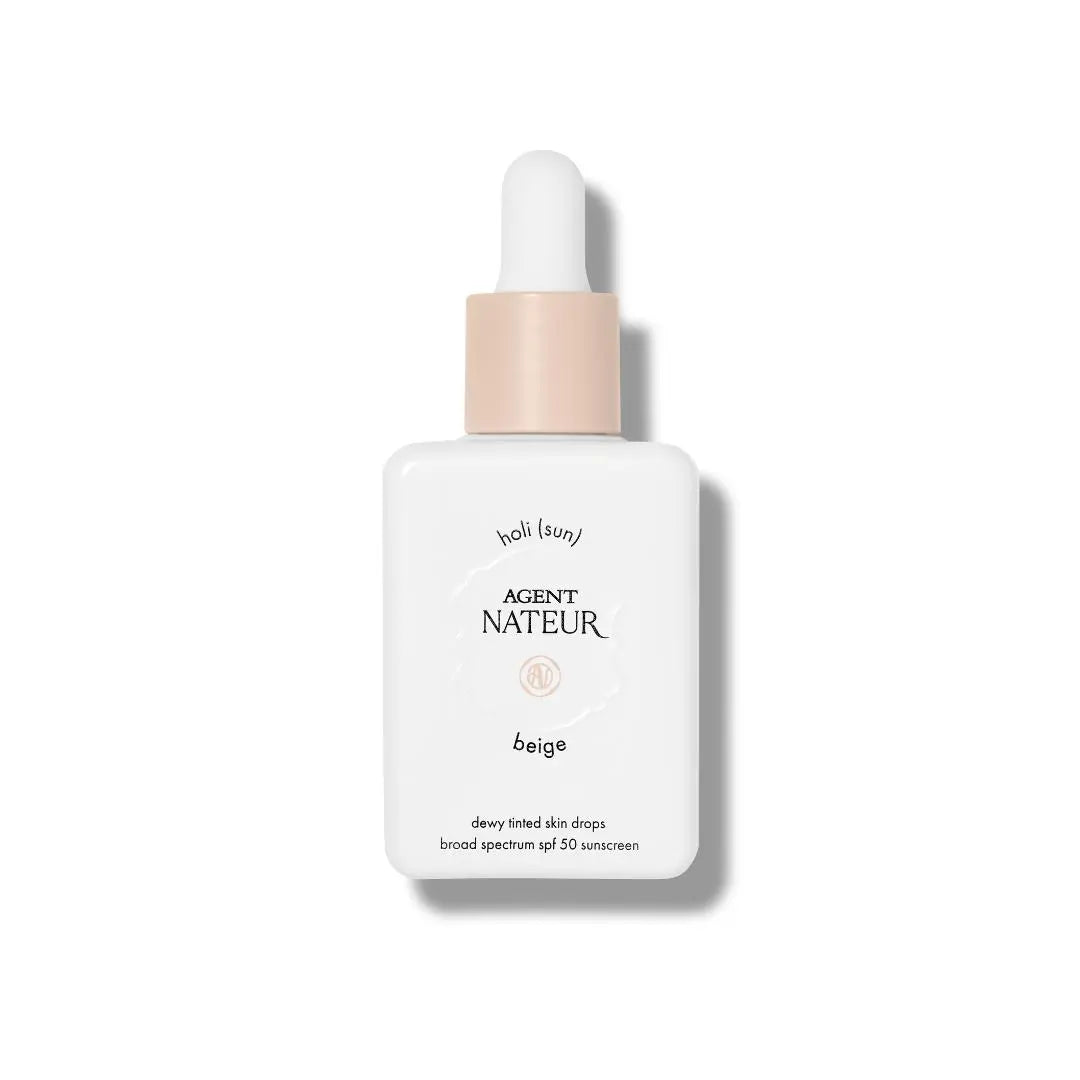 Holi Sun SPF 50 Dewy Tinted Skin Drops - Lightweight Tinted Sunscreen for Daily Glow & Sun Protection | Perfect for Beach Days & Outdoor Activities