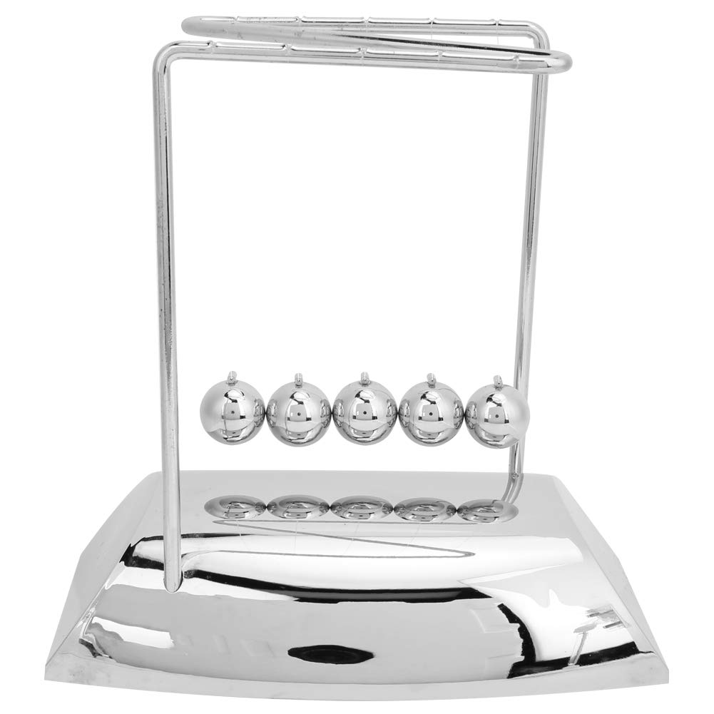 Zerodis Z Shape Newton's Cradle Balance Balls - Educational Physics Science Toy for Kids, Desk Decor & Stress Relief for Office & Home