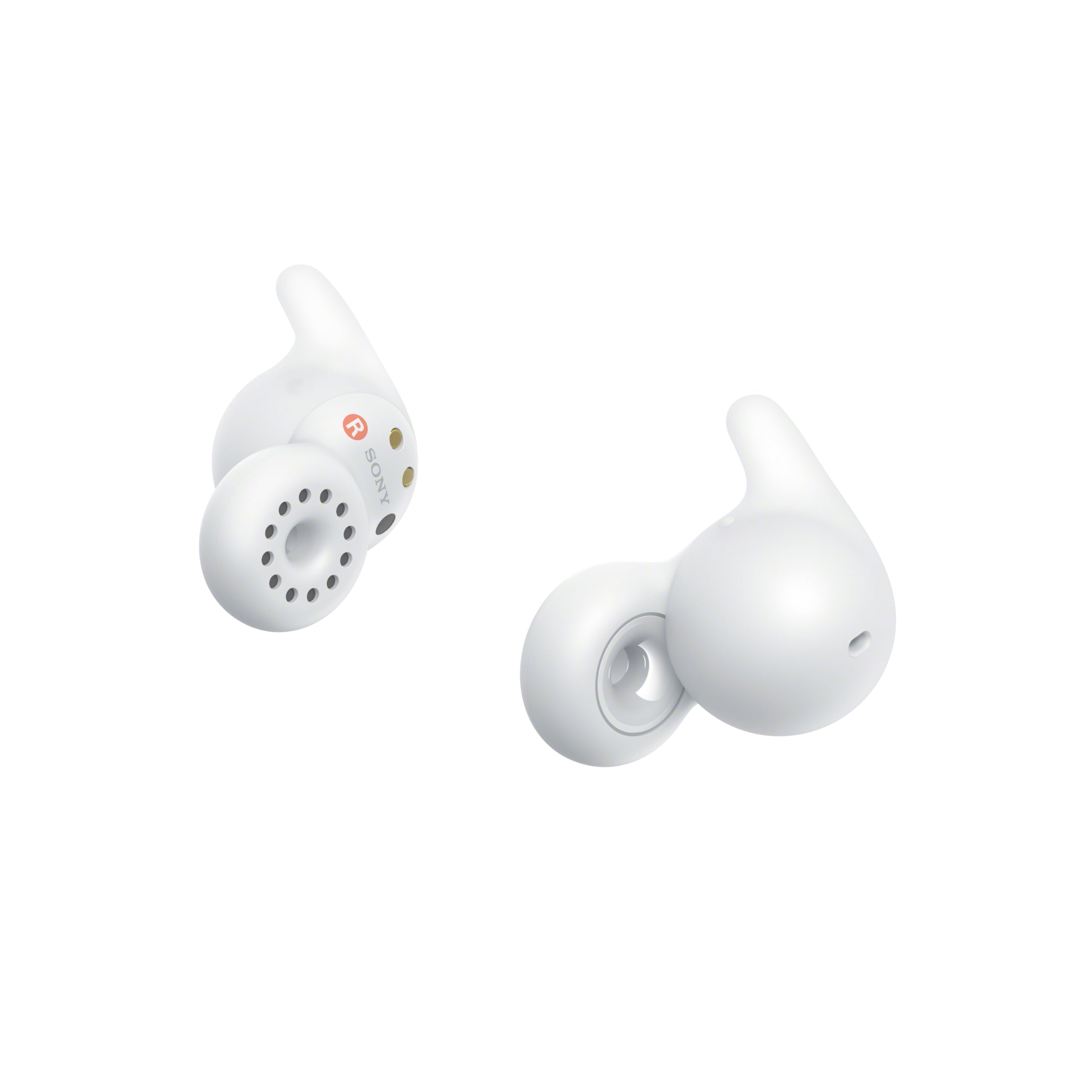 Sony LinkBuds Open Truly Wireless Earbuds - White | Open-Ring Design for Ambient Sound Awareness | New Air Fitting Supporters | Comfortable for All-Day Wear | Perfect for Running, Commuting & Office Use