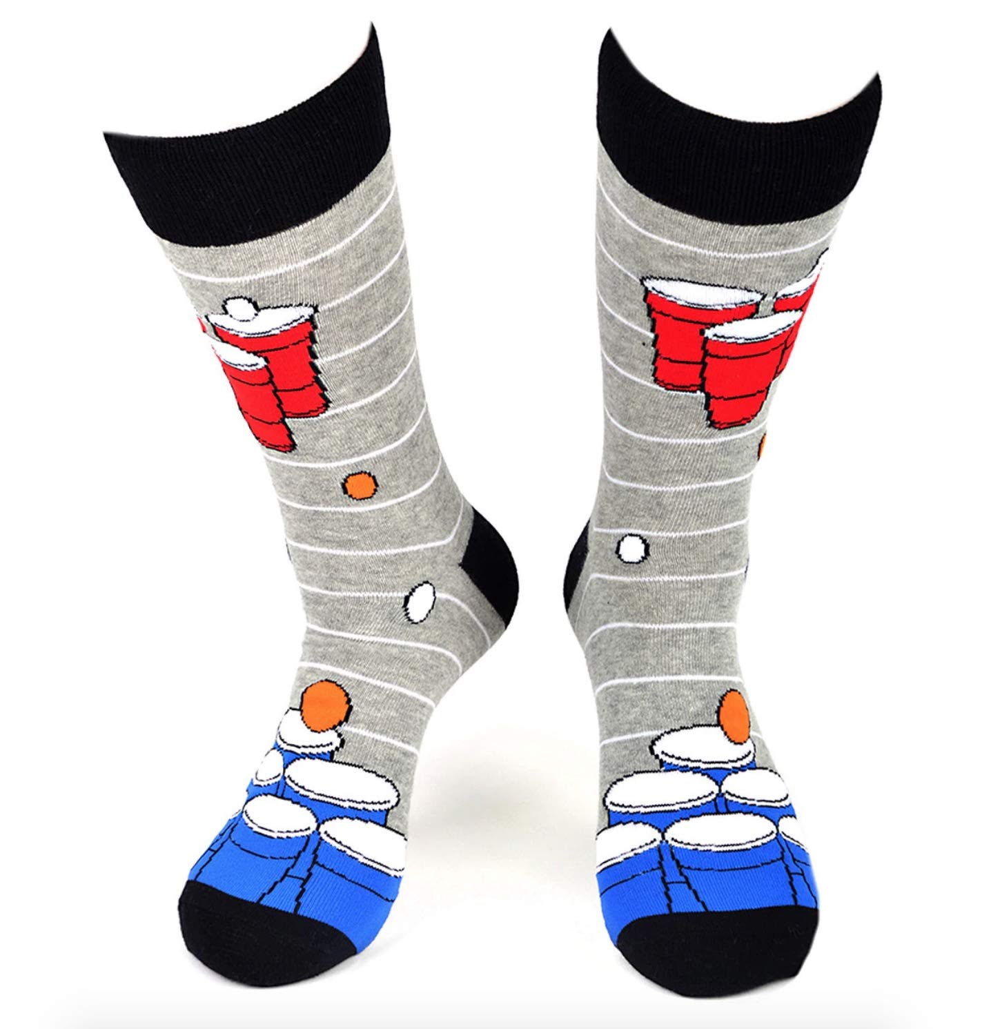 Urban-Peacock Men's Novelty Fun Dress Socks - Music, Drinking & Gambling Themed Socks - Perfect for Parties, Gifts & Casual Wear