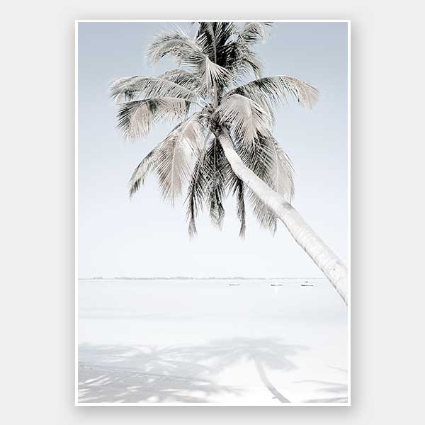 Beach Please Unframed Art Print - Coastal Decor for Living Room, Bathroom & Office - Perfect Beach House Wall Art