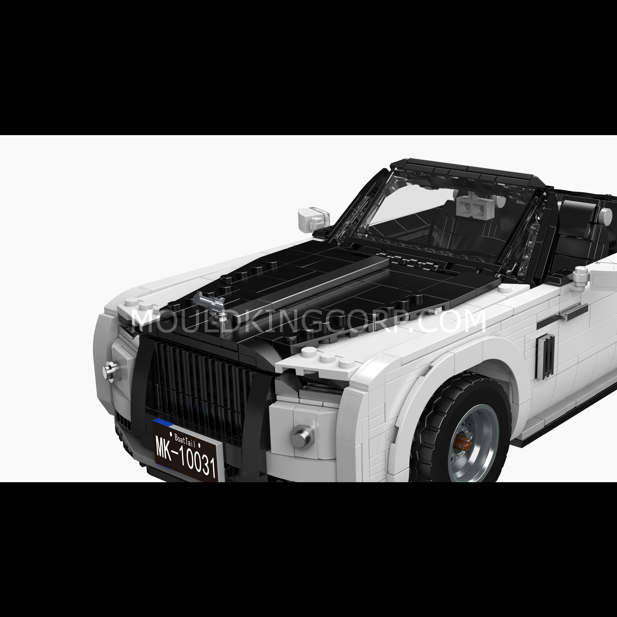 Mould King 10031 Wraith Luxury British Convertible Car Building Set | 1,603 Piece Model Kit for Adults & Teens | Perfect for Collectors, Display & Creative Play