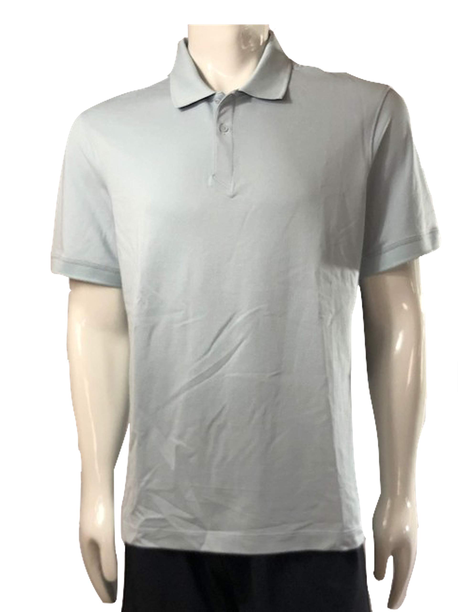 Lululemon TECH Pique Polo Shirt for Men - Breathable & Moisture-Wicking Golf & Casual Wear - Dawn Blue