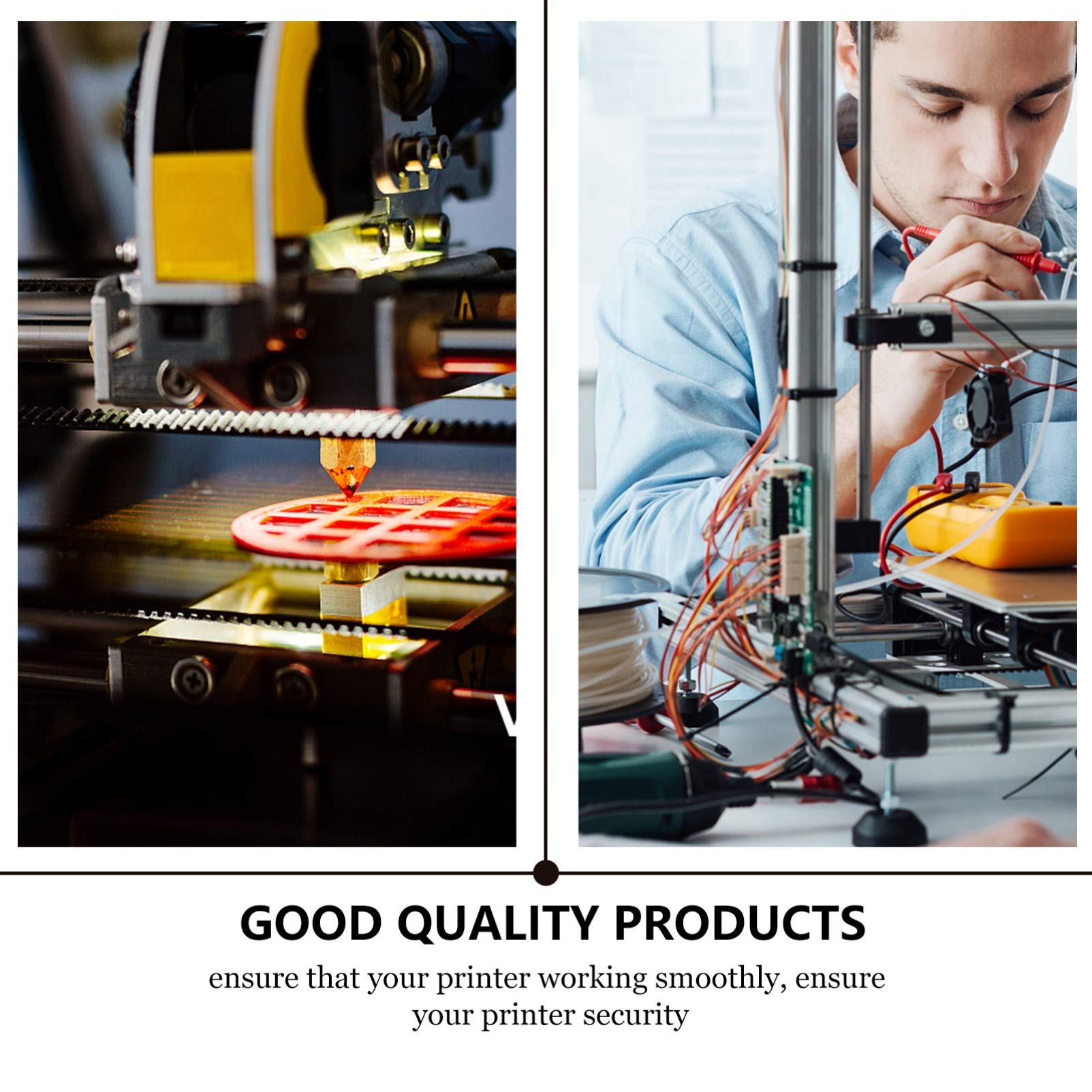 ULTECHNOVO 4pcs Brass Extruder Wheel Drive Gear - 3D Printer Feeding Gear Set for Smooth Filament Extrusion | Perfect for Creality Ender 3, CR-10, DIY 3D Printing Projects