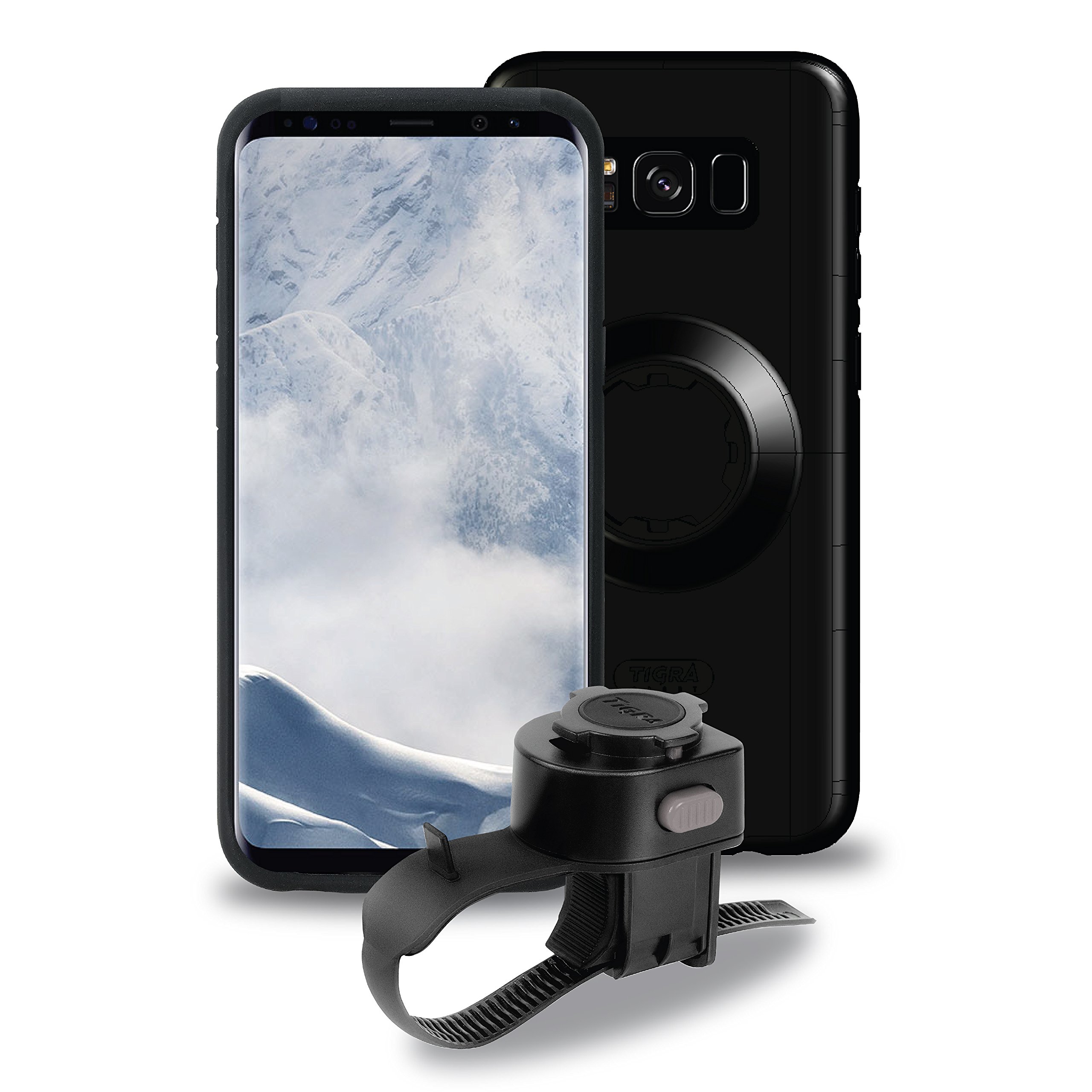 Universal Bike Phone Mount for Samsung Galaxy S8 Plus - Secure Cycling Handlebar Holder for Smartphones - Perfect for Outdoor Biking, Commuting & GPS Navigation