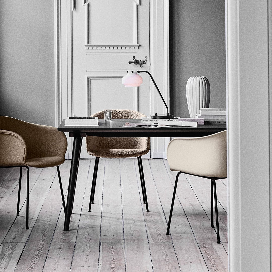 Elefy JH29 Modern Upholstered Dining Chair - Comfortable Fabric Seat with Sturdy Wooden Legs - Perfect for Kitchen, Dining Room, and Home Office Use