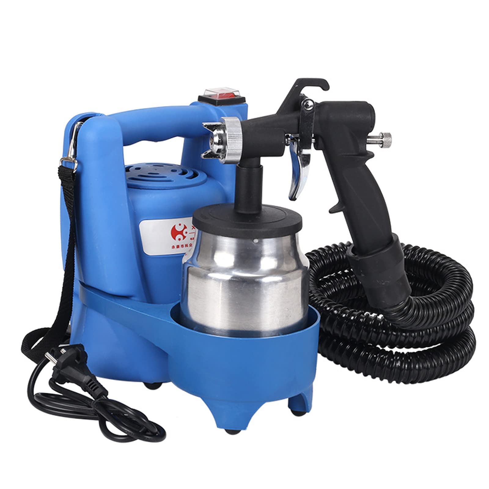 LKJHG 900W Electric Paint Spray Gun - Professional Latex Paint Sprayer for Home & DIY Projects - 230V/50Hz (Blue) | Perfect for Furniture, Walls, Fences & Small Home Renovations