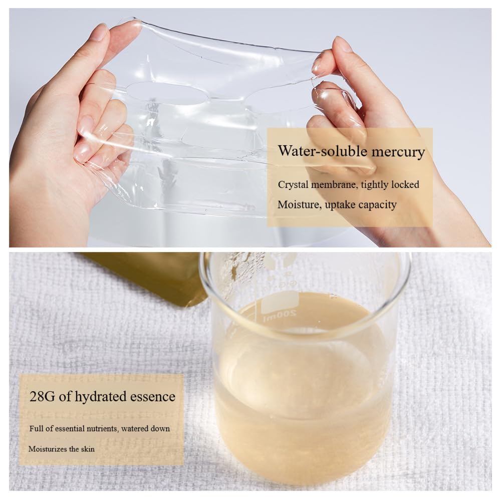 Collagen Anti-Wrinkle Moisturizing Mask 4-Pack - Korean Beauty for Dry Skin Care
