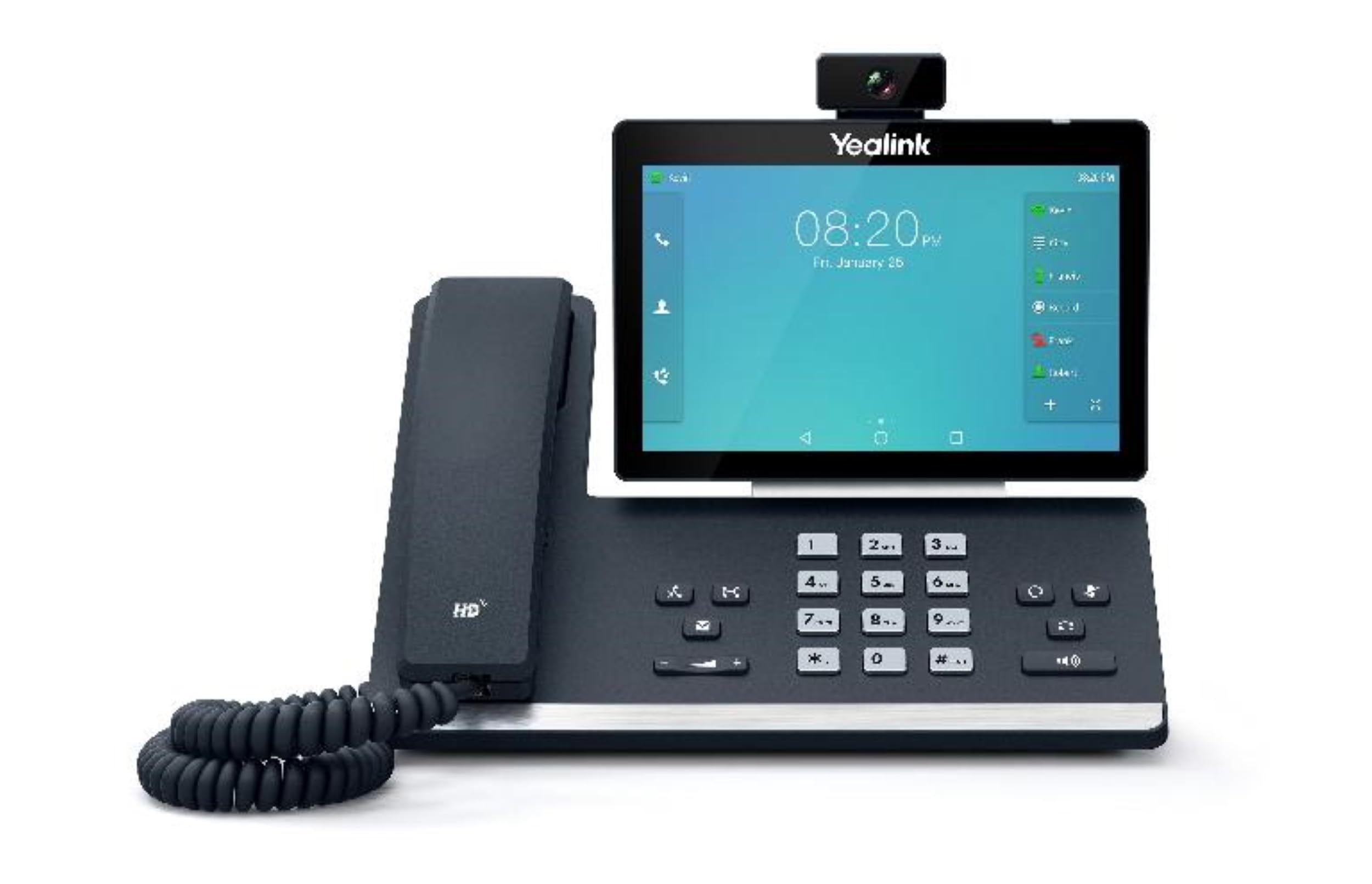 T58A Smart HD Media Phone with CAM - High Definition Video Calling & Streaming for Home & Office Use