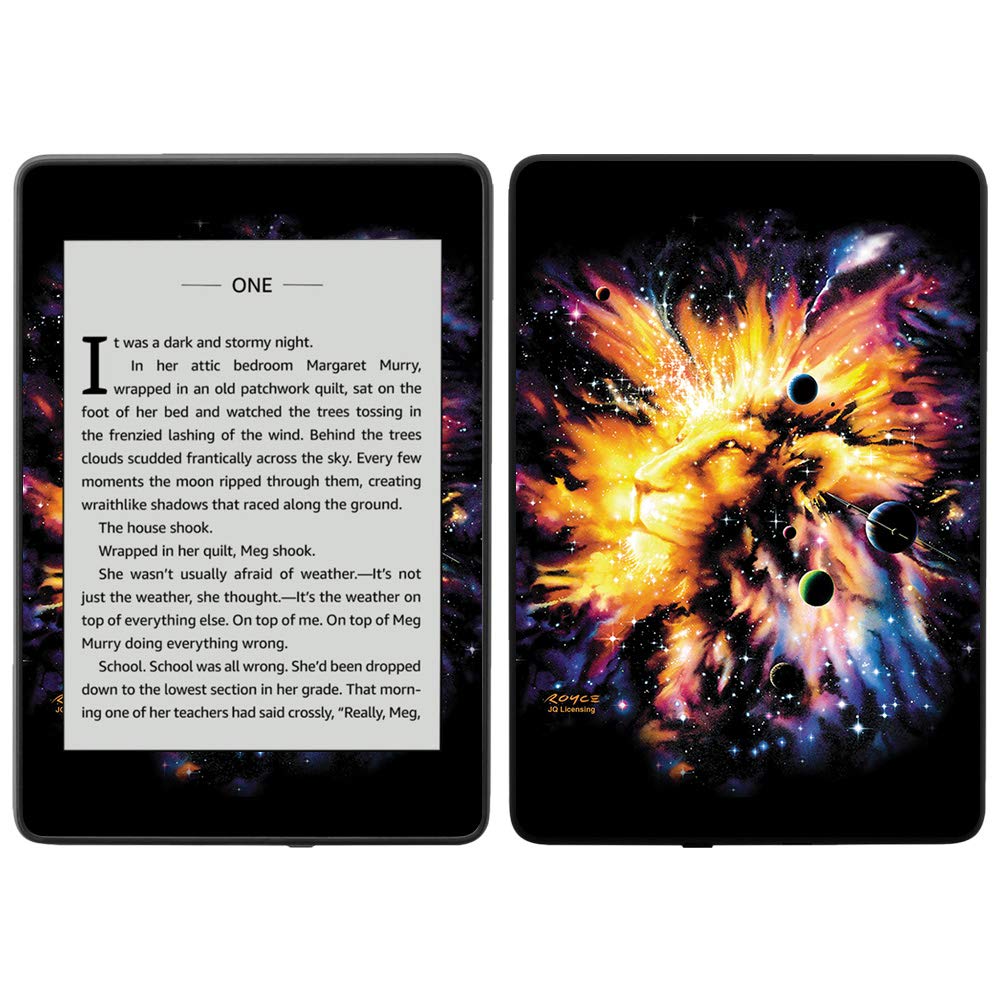 MightySkins Vinyl Decal Wrap Cover for Amazon Kindle Paperwhite 2018 (10th Gen) - Leo Galaxy Design | Waterproof Protective Skin | Durable & Easy to Apply | Made in USA | Perfect for Travel, Reading & Daily Use