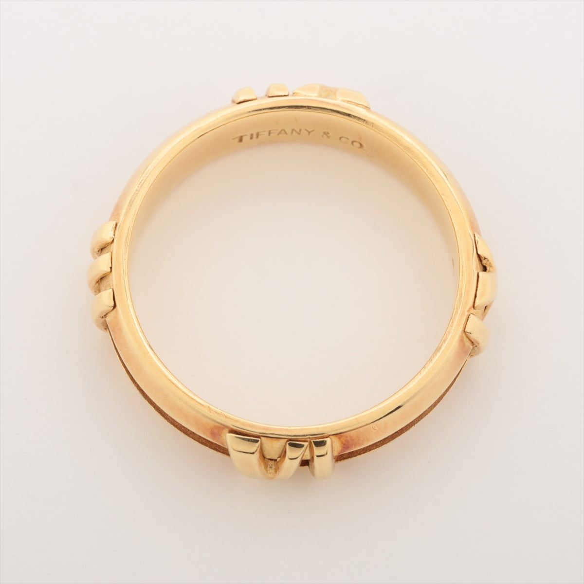 Vintage Tiffany & Co. Atlas Ring in 18K Yellow Gold - Elegant Jewelry for Women, Perfect for Anniversaries, Weddings & Special Occasions