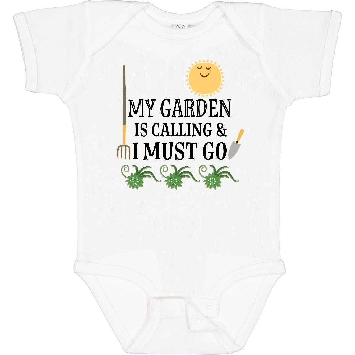 Inktastic Funny Gardening Baby Bodysuit - 